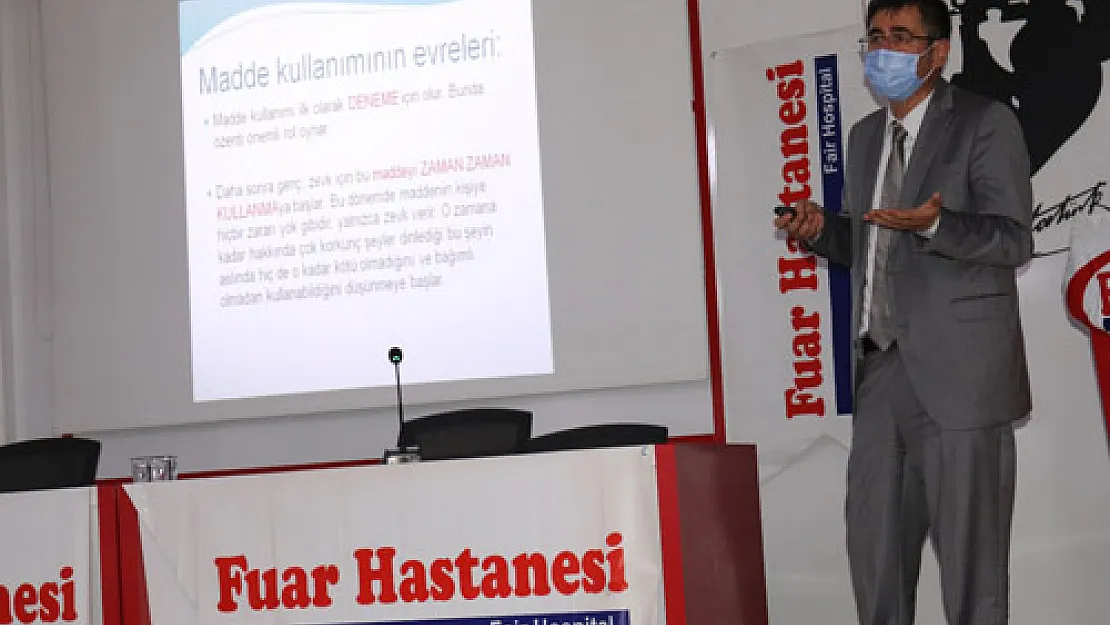 İscehisar'da uyuşturucuyla mücadele semineri verildi