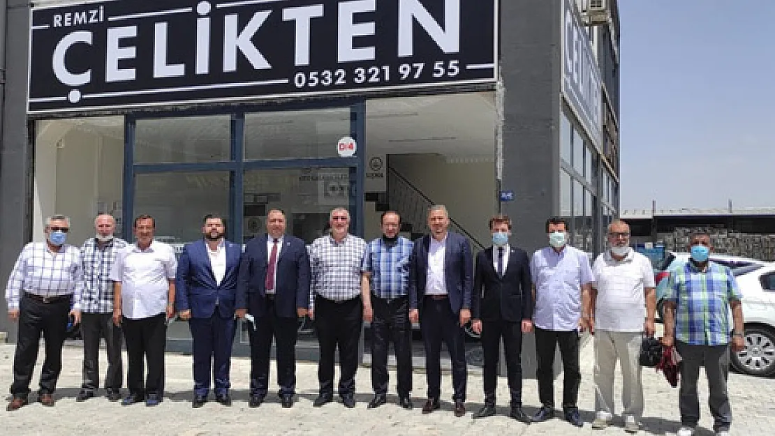 İYİ Parti heyetinden galericilere ziyaret