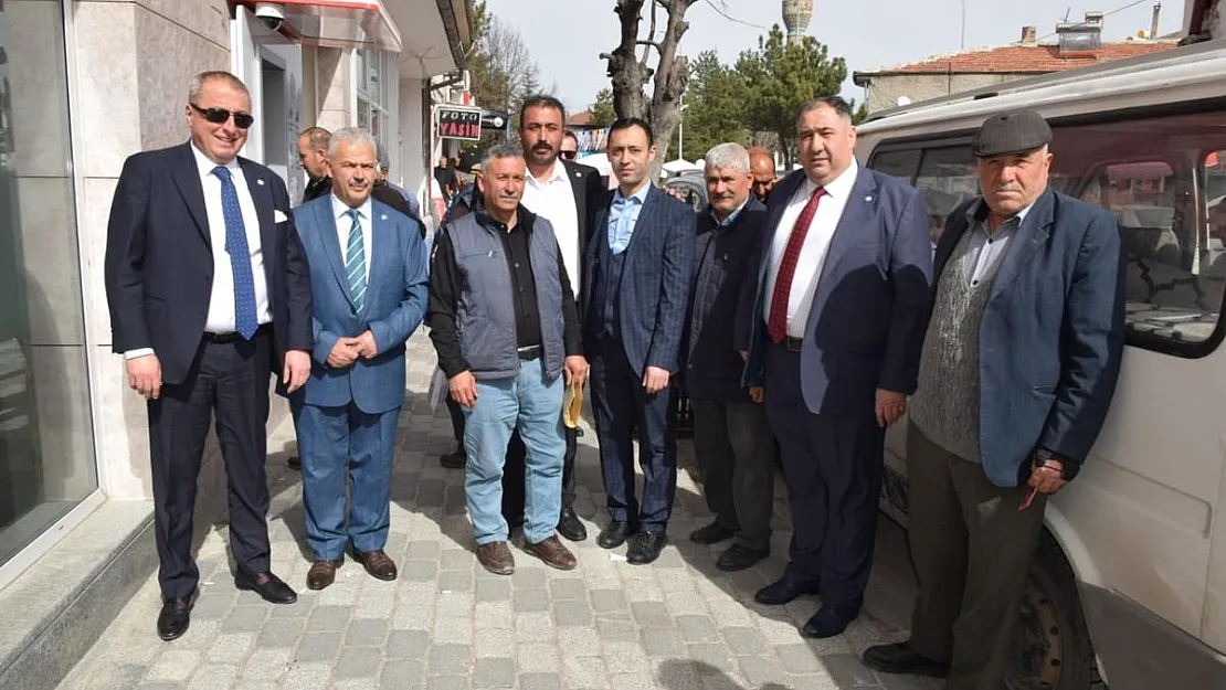 İYİ Parti Yönetimi Bayat'ta Ağdacı'ya Destek İstedi