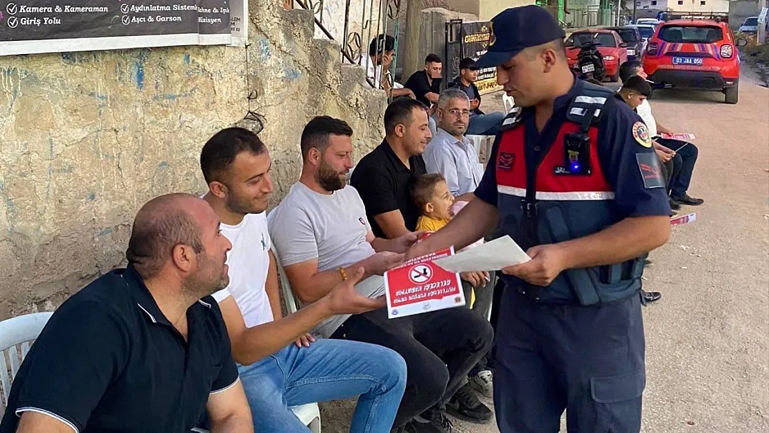 Jandarmadan Pankartlı Ateş Açmama Uyarısı!