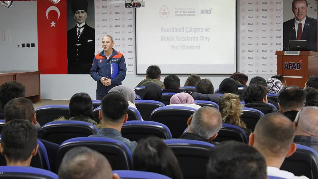 Kamu Personeline Koordineli Çalışma Ve Olay Yeri Eğitimi Verildi