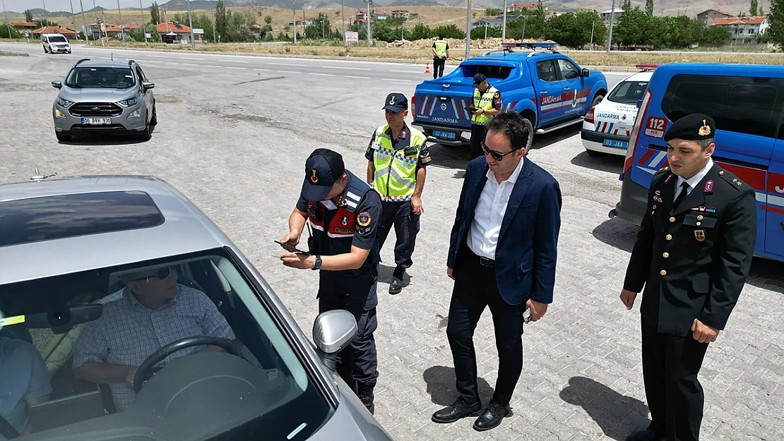 Kaymakam Bolat, Trafik Denetimlerine Katıldı