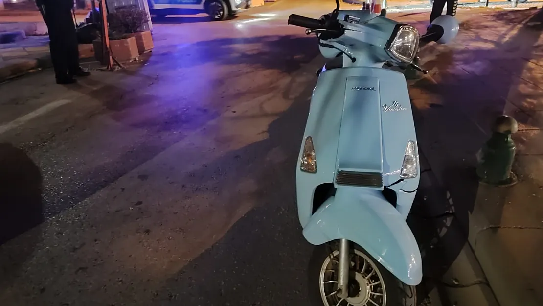 Kendi Sürdüğü Motosikletten Düşen Sürücü Yaralandı