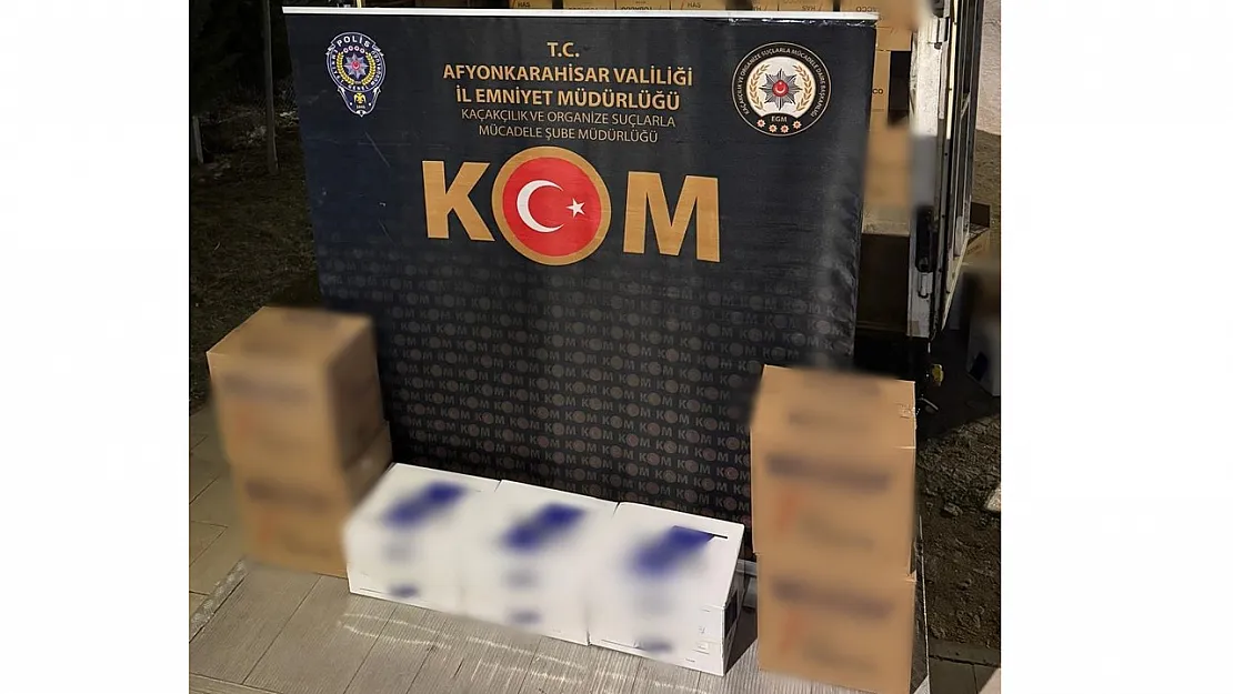 KOM 3,5 Milyon Kaçak Makaron Ele Geçirdi