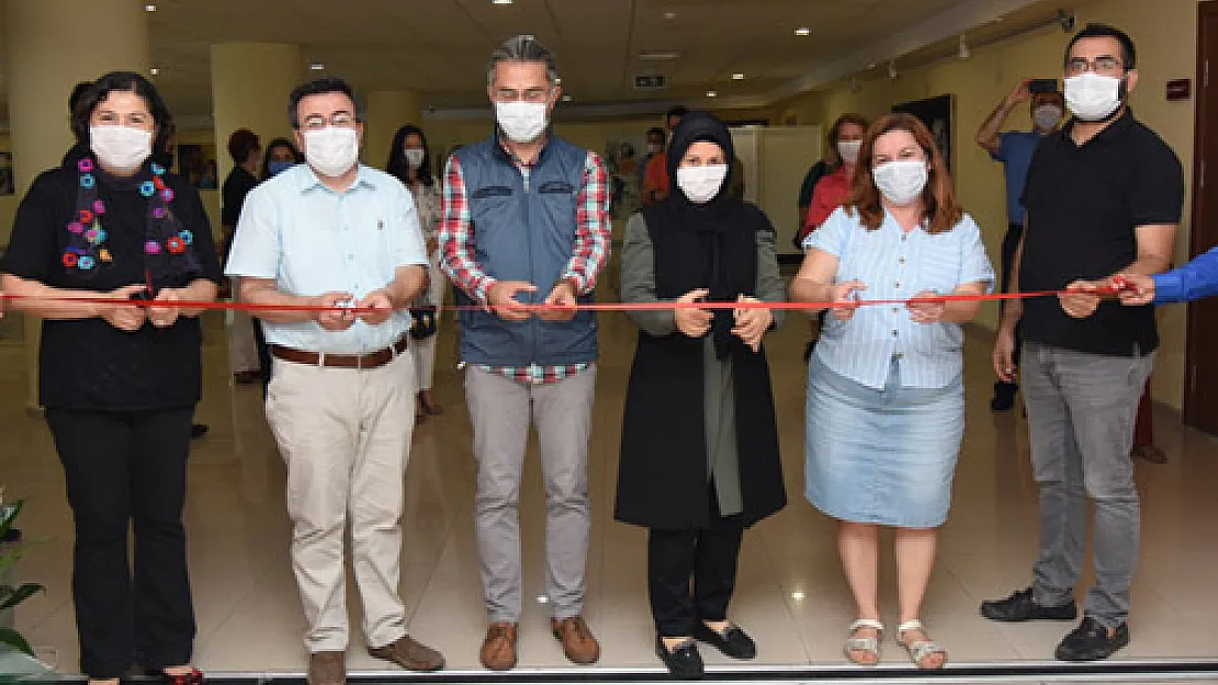 Küçükkurt'un keçe sergisi açıldı