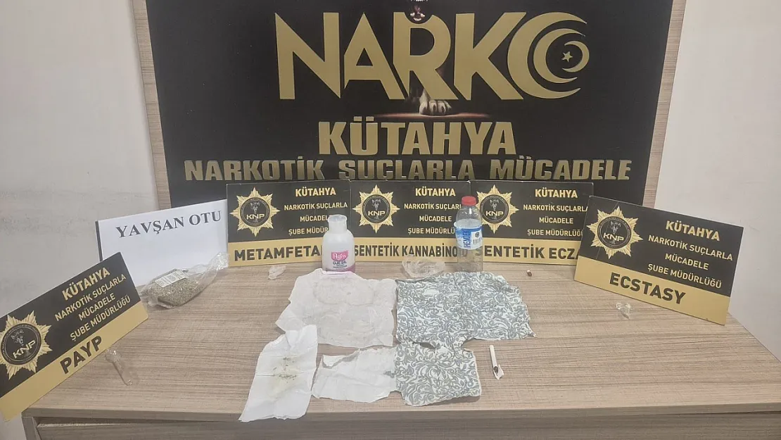Kütahya'da Uyuşturucu Taciri Narkotim Ekiplerince Yakalandı