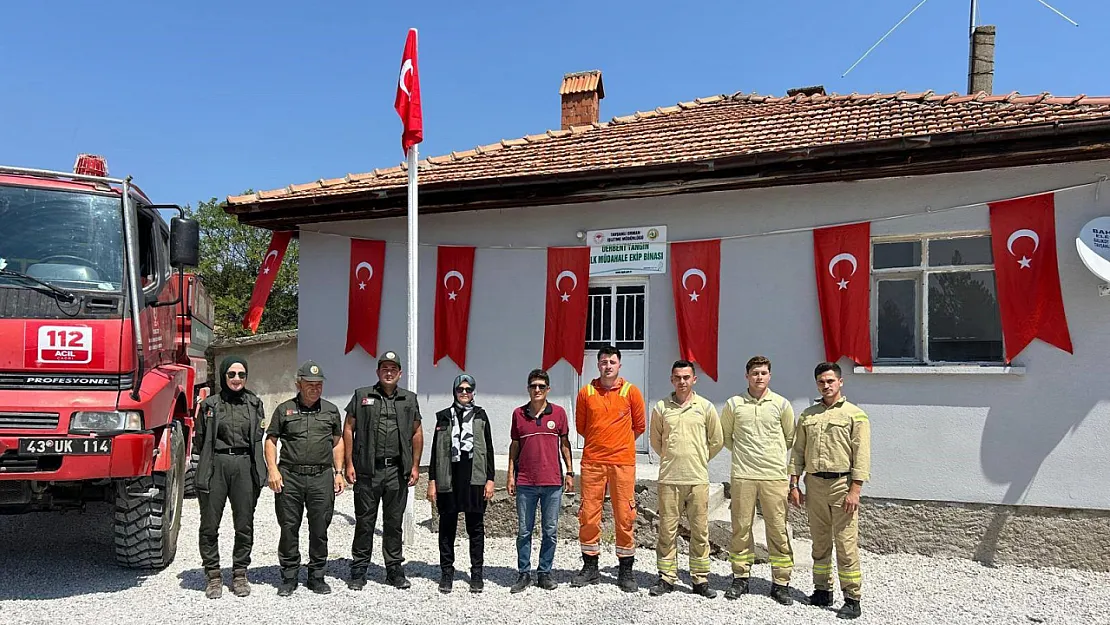 Kütahya'da Yenilenen Yangın İlk Müdahale Ekip Binası Hizmete Girdi