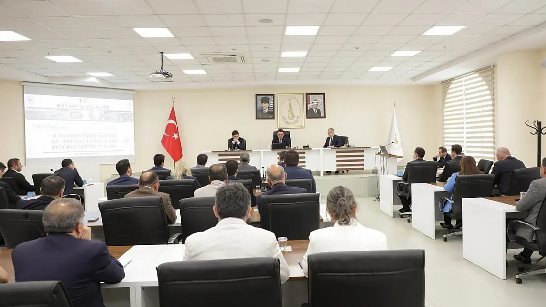 Kütahya'nın Yatırımları Değerlendirildi