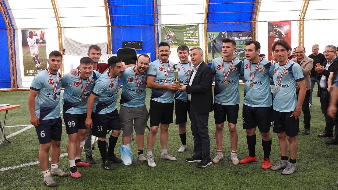 Kütahya OBM'de halı saha futbol turnuvası