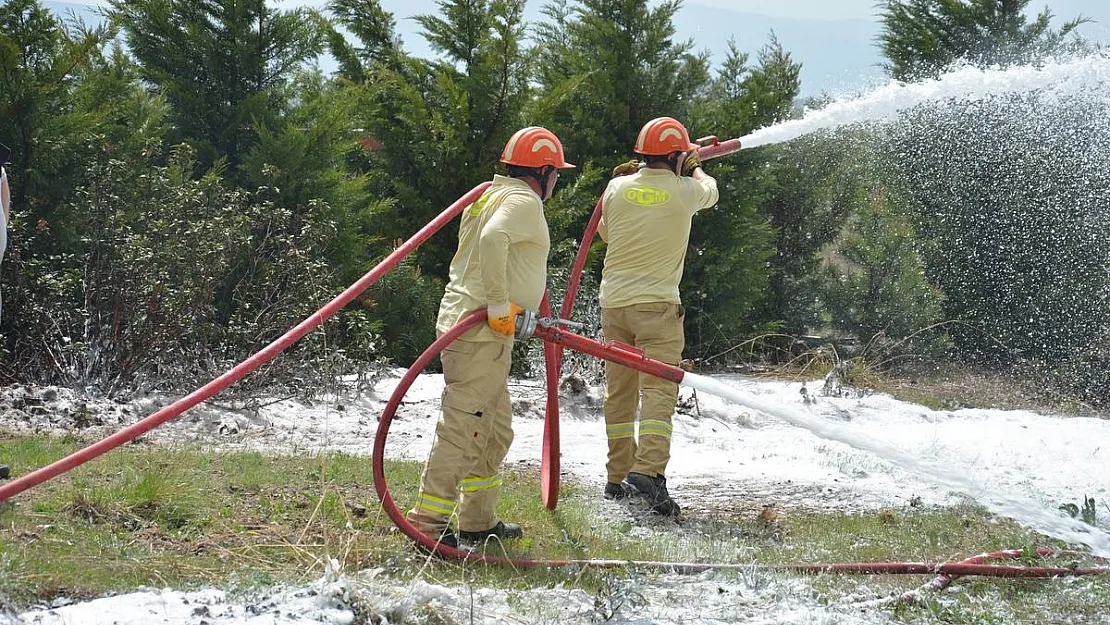 Kütahya OBM'de, işbaşı eğitim ve tatbikatları