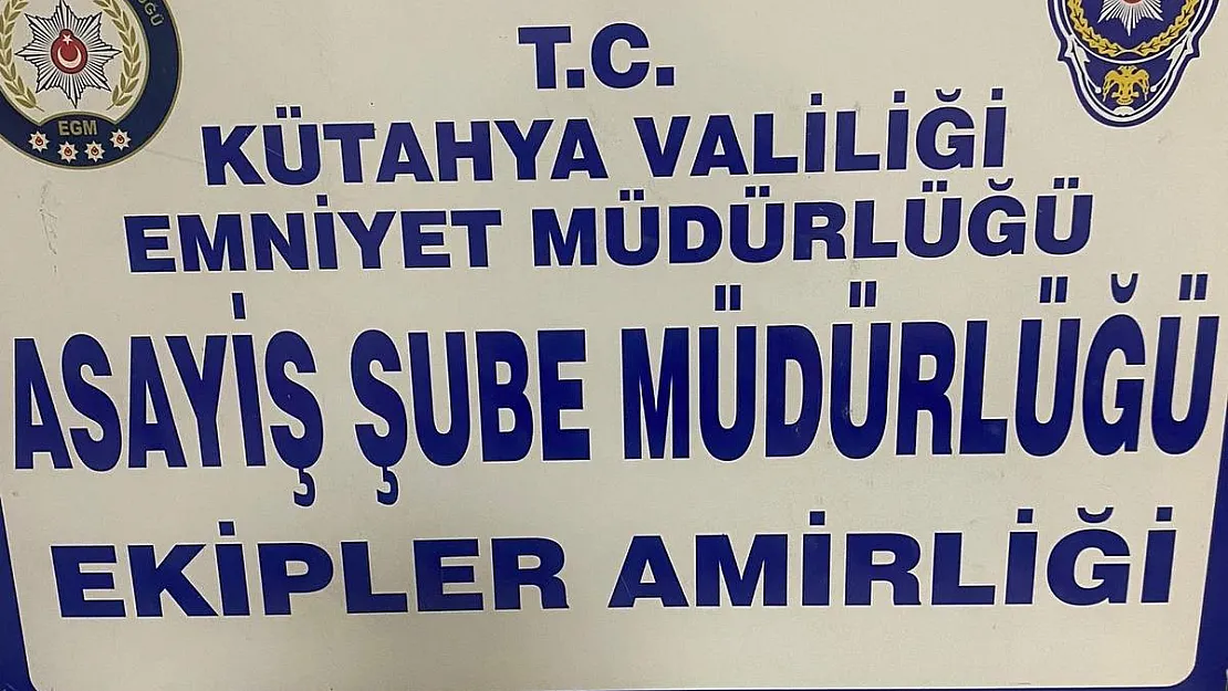 Kütahya'da 150 şahıs ve 75 aracın GBT kontrolü ve denetimi yapıldı