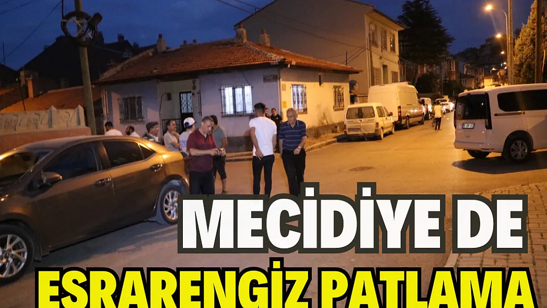 Mecidiye de esrarengiz patlama