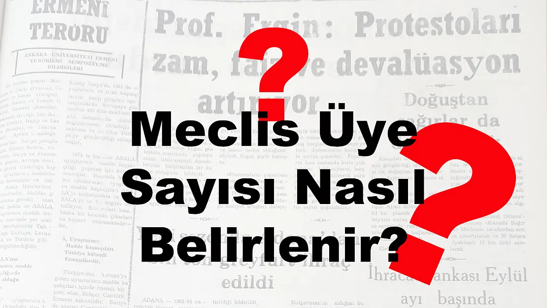 Meclis Üye Sayısı Nasıl Belirlenir?