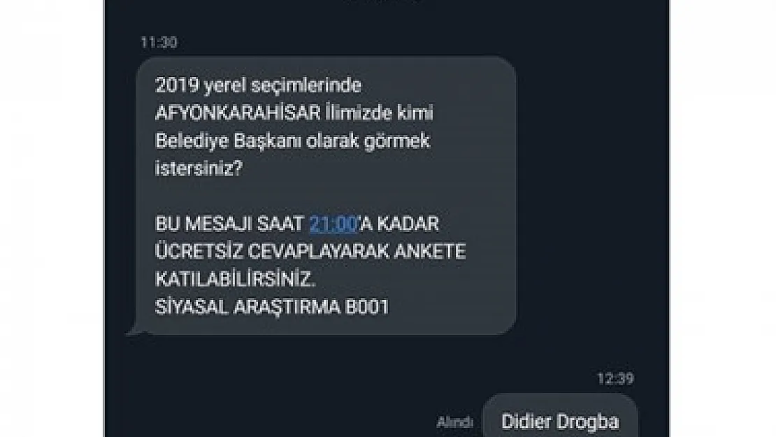 Mesaj anketi mi, para tuzağı mı?