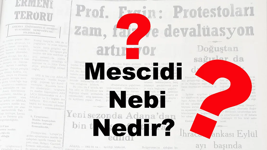 Mescidi Nebi Nedir?