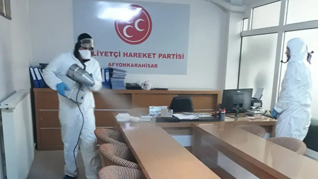 MHP koronaya karşı dezenfekte edildi