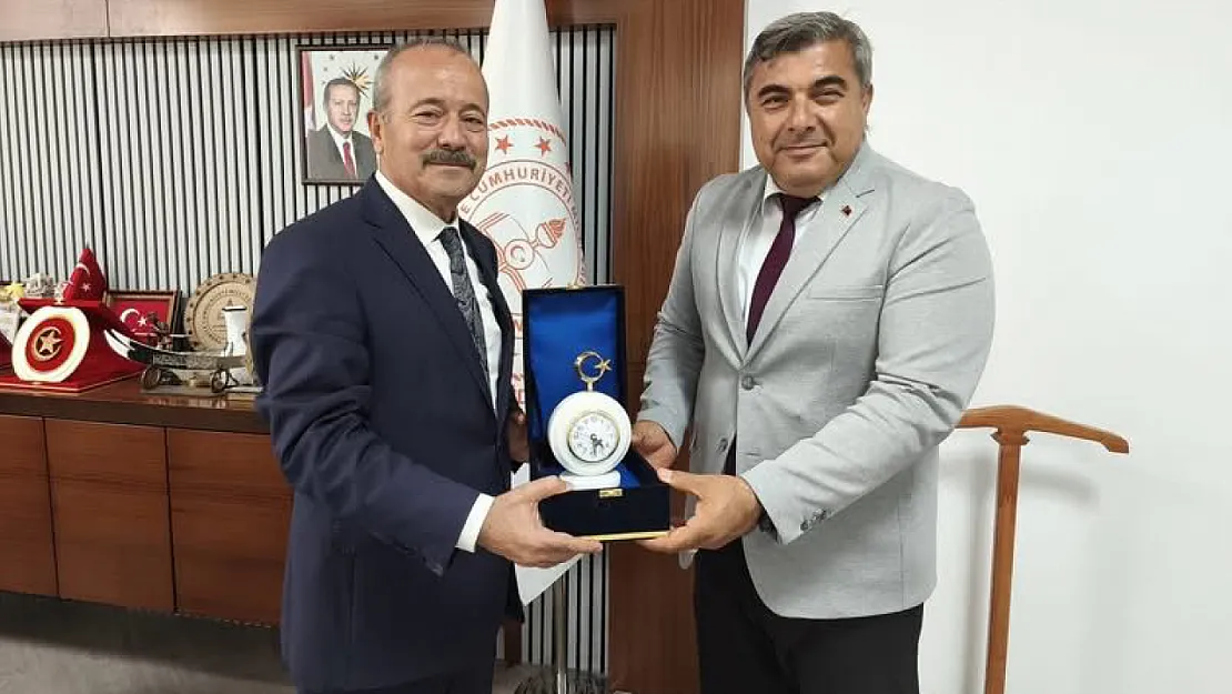 Milletvekili Taytak'tan, Müdür Sünnetci'ye Ziyaret