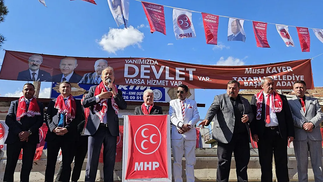 Milletvekili Taytak'a Miting Gibi Karşılama