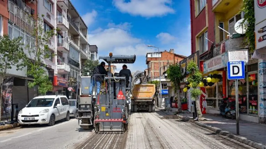 Milli Birlik Caddesi'nde çalışmalar başladı