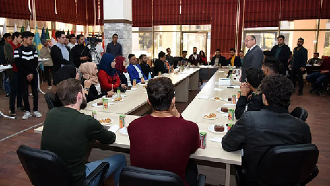 Misafir öğrencilerle tanışma toplantısı düzenlendi