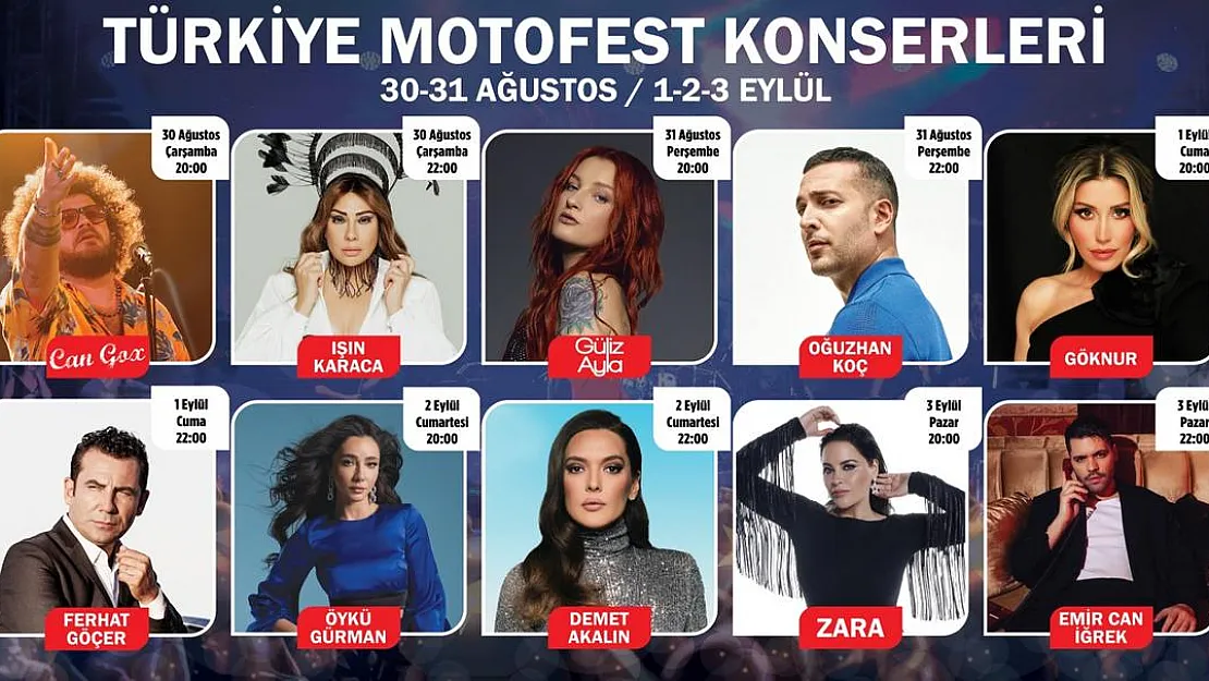 MotoFest'e ünlüler rüzgarı esecek