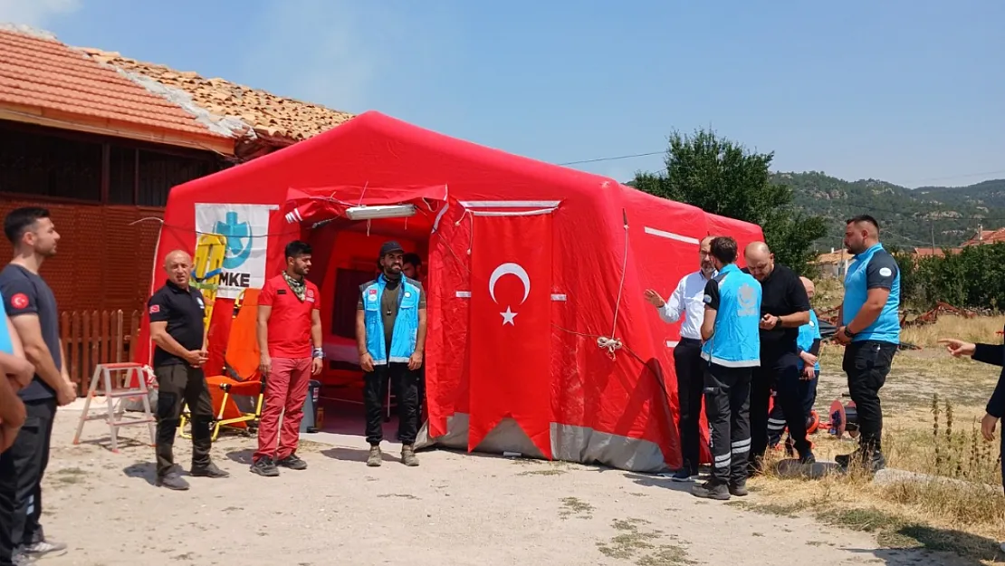Müdür Öztürk, Yangın Bölgesini İnceledi