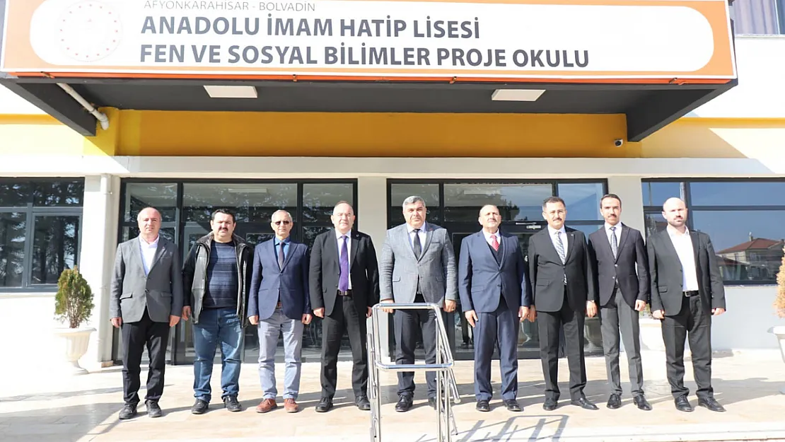Müdür Sünnetci, Bolvadin'de Bir Dizi Temaslarda Bulundu