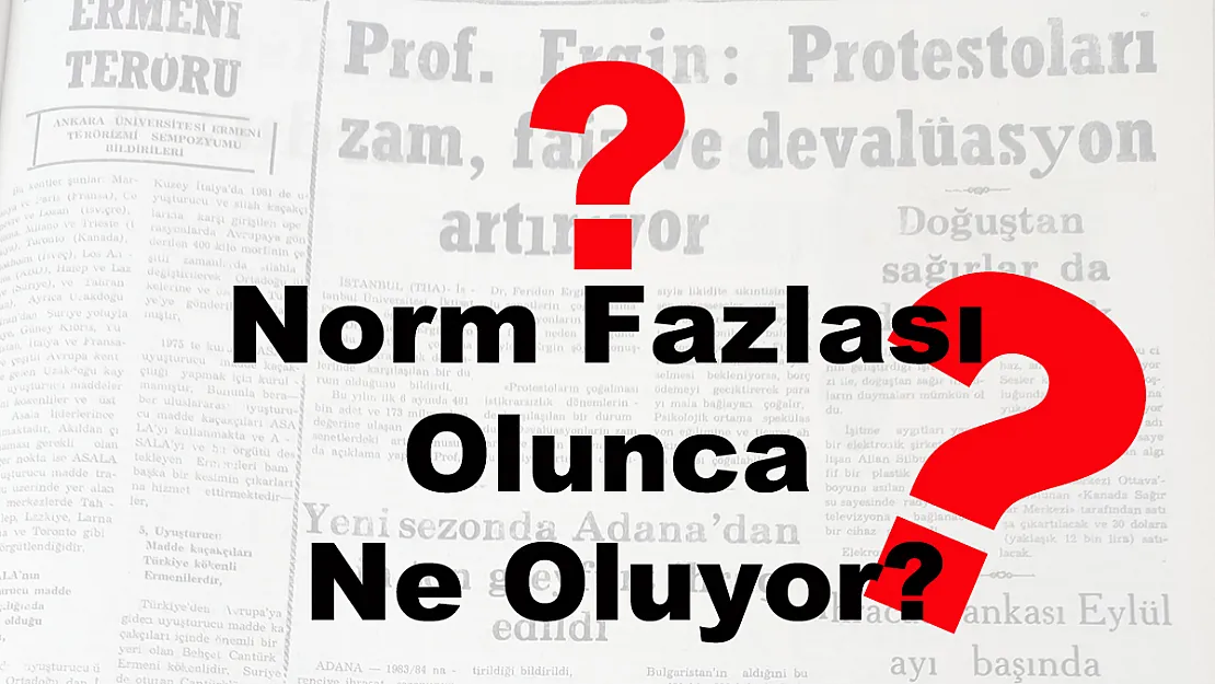 Norm Fazlası Olunca Ne Oluyor?