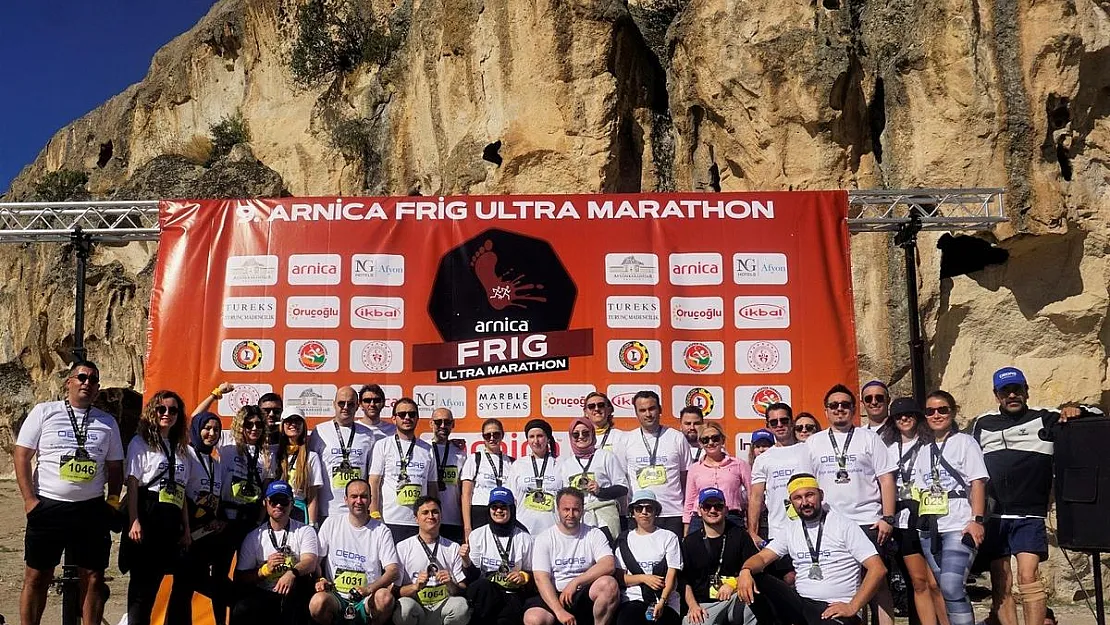 OEDAŞ 50 çalışanıyla Frig Ultra Maratonu'na katıldı