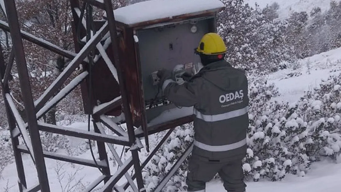 OEDAŞ, elektrik dağıtım hizmeti için kesintisiz çalışıyor