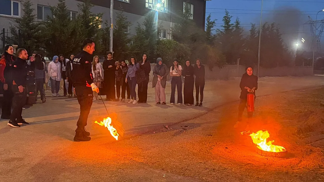 Öğrenci Yurdunda Önemli Tatbikat