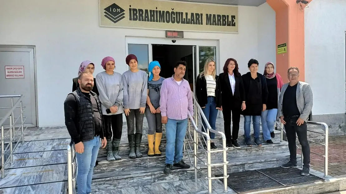 Onlar Afyon’da mermer sektörünün çiçekleri