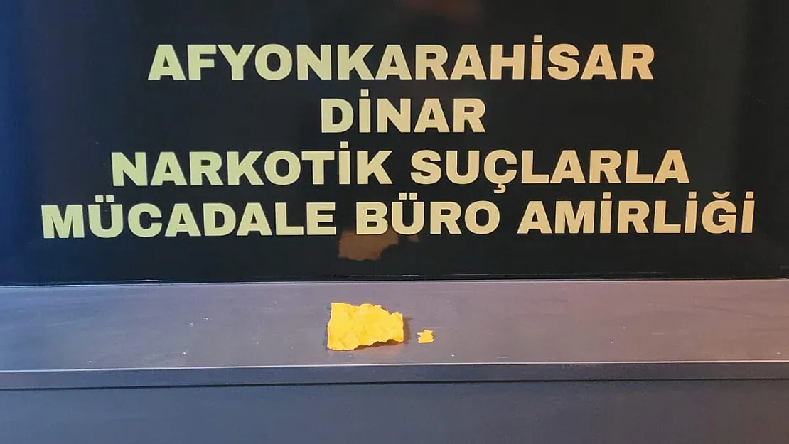 Otobüste Uyuşturucu Taşıyordu!