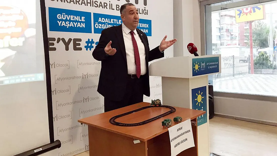 İYİ Parti’den AFRAY’a oyuncak trenli eleştiri