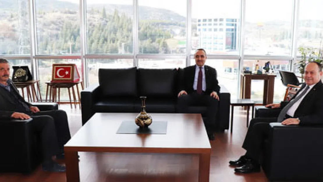 Özkaldı'dan ATSO'ya ziyaret
