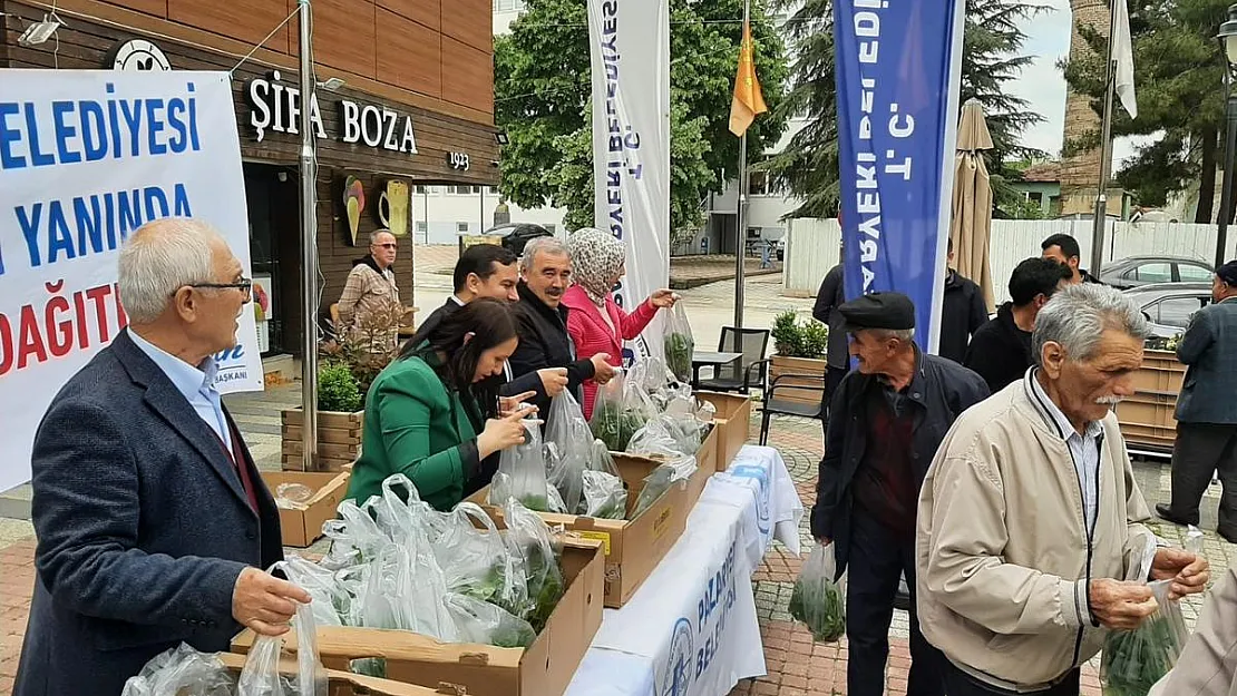 Pazaryeri Belediyesinden çiftçiye destek