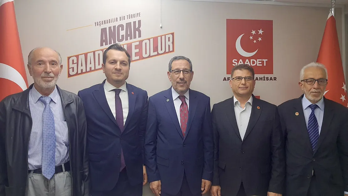 'Saadet Afyon'da Millete Umut Olmak İçin Çalışıyor'