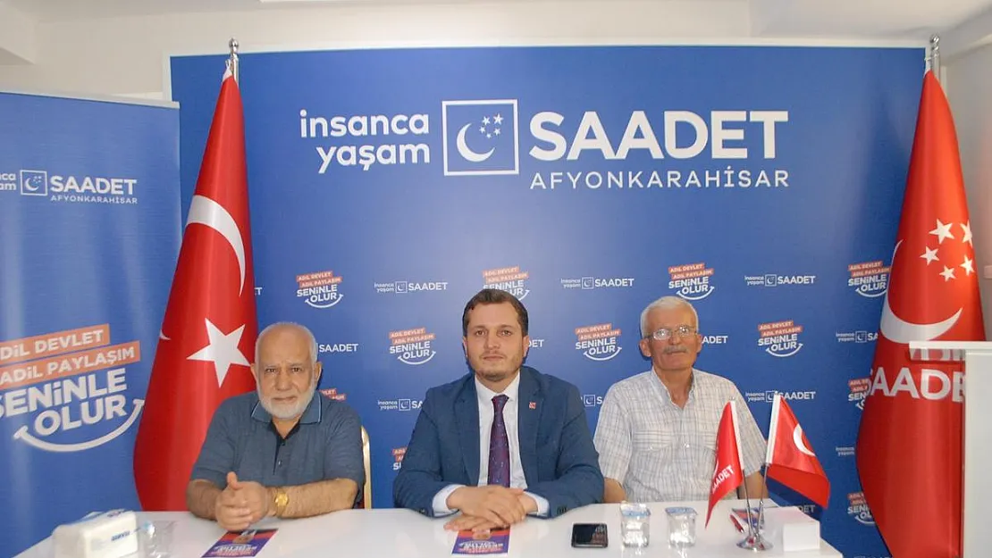 Saadet Partililer bayramlaştı