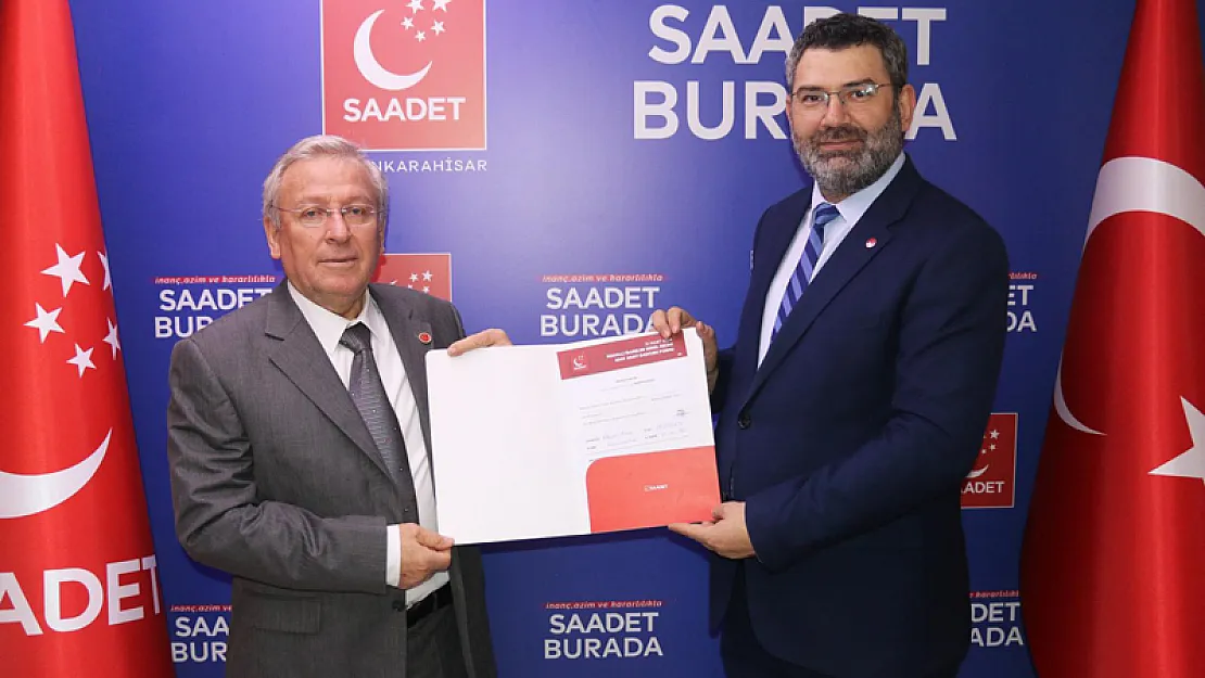 Saadet Partisi'nin Sinanpaşa Adayı Ayva Oldu