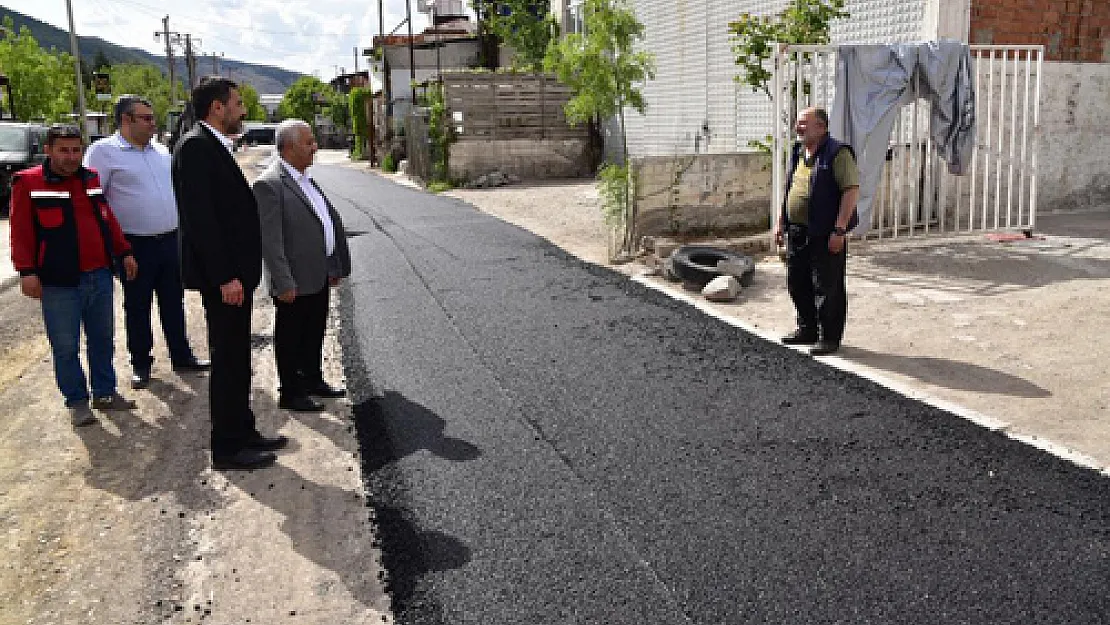 Sanayi'nin  yolları asfaltlanıyor