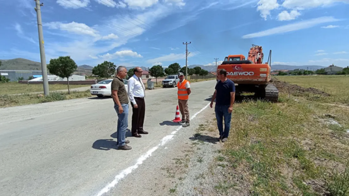 Sandıklı'nın en uzun bisiklet yolu yapılıyor