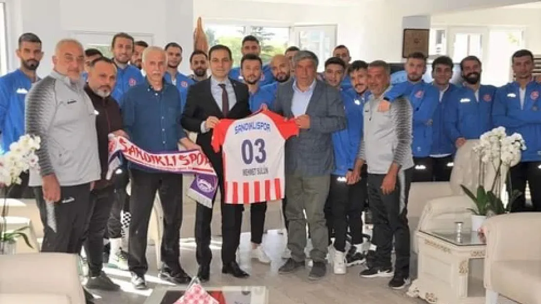 Sandıklıspor'dan hayırlı olsun ziyareti