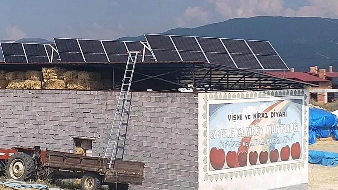 Şaphane'de Güneş Enerjisi Sistemi kurulumu tamamlandı