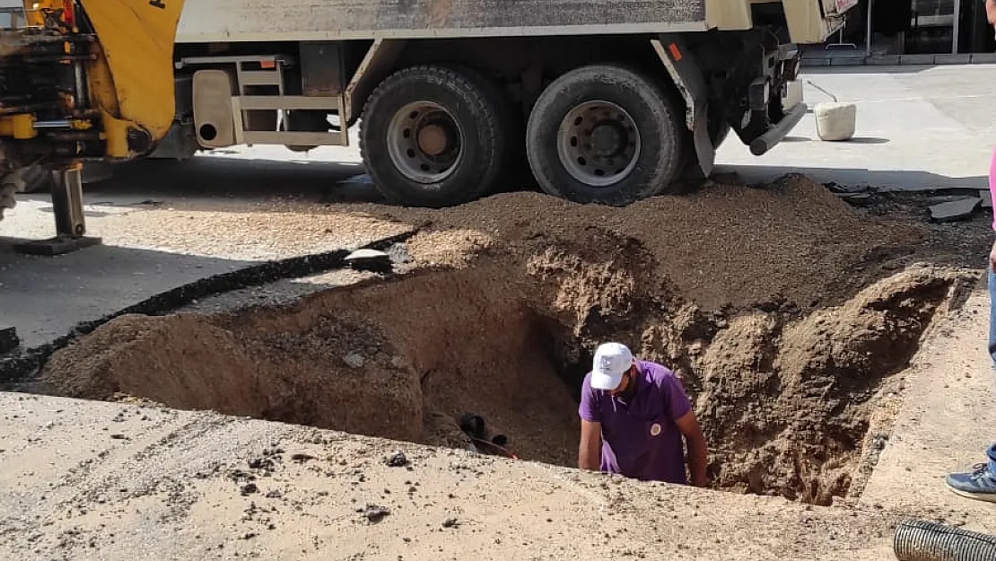 Şebekedeki arıza şehri susuz bıraktı