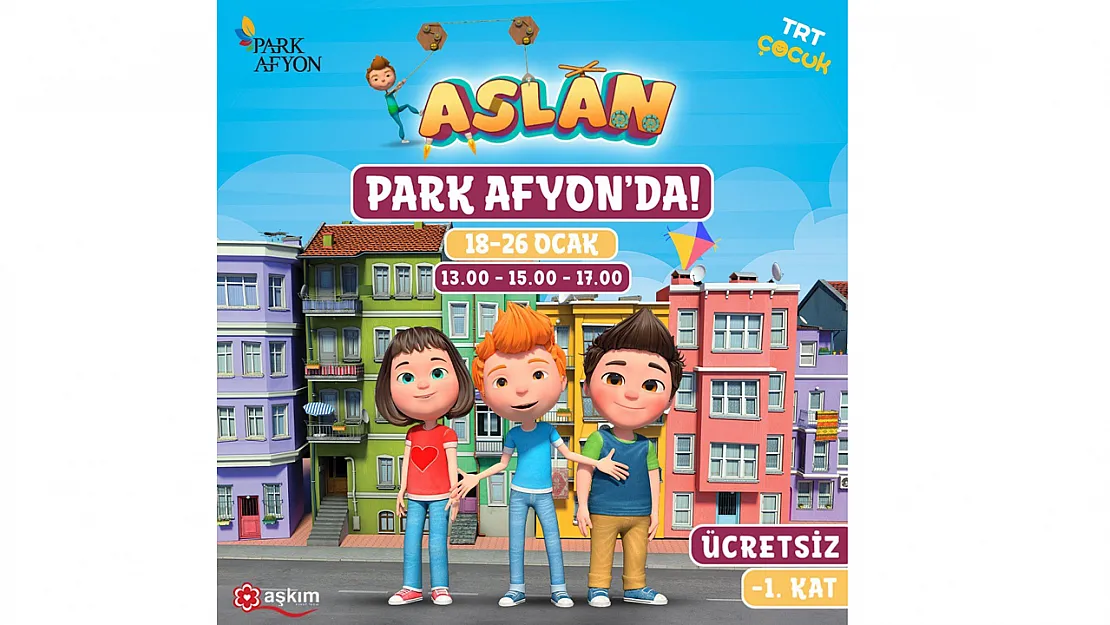 Sevilen Karakter 'Aslan' Sömestrde Park Afyon AVM'de