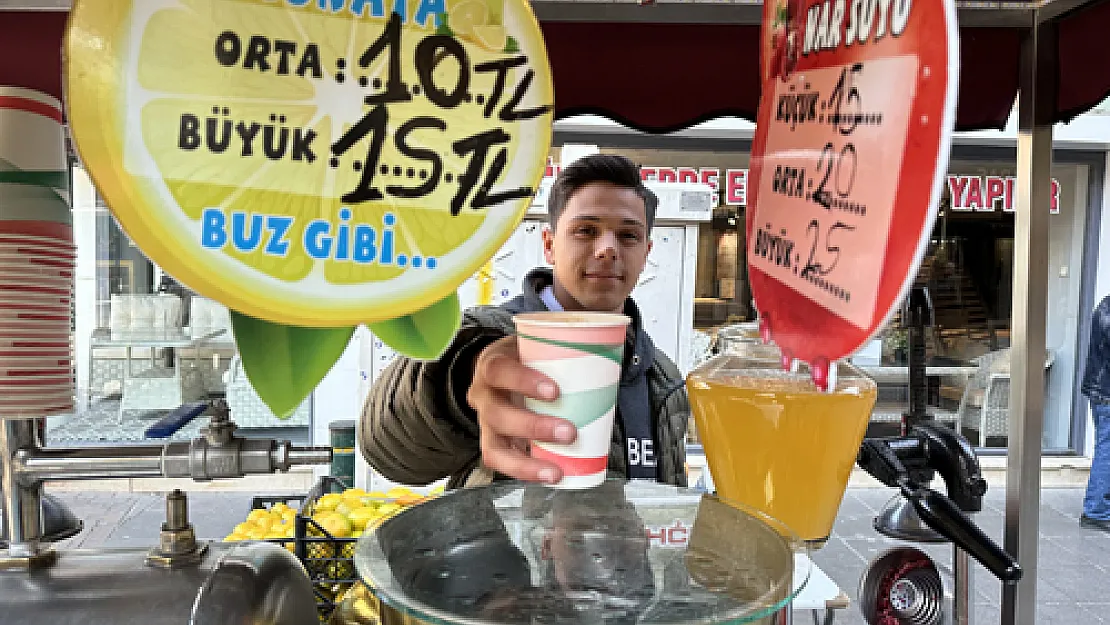 ‘Sifon limonata’ ve nar suyu mevsim geçişlerinin gözdesi oluyor