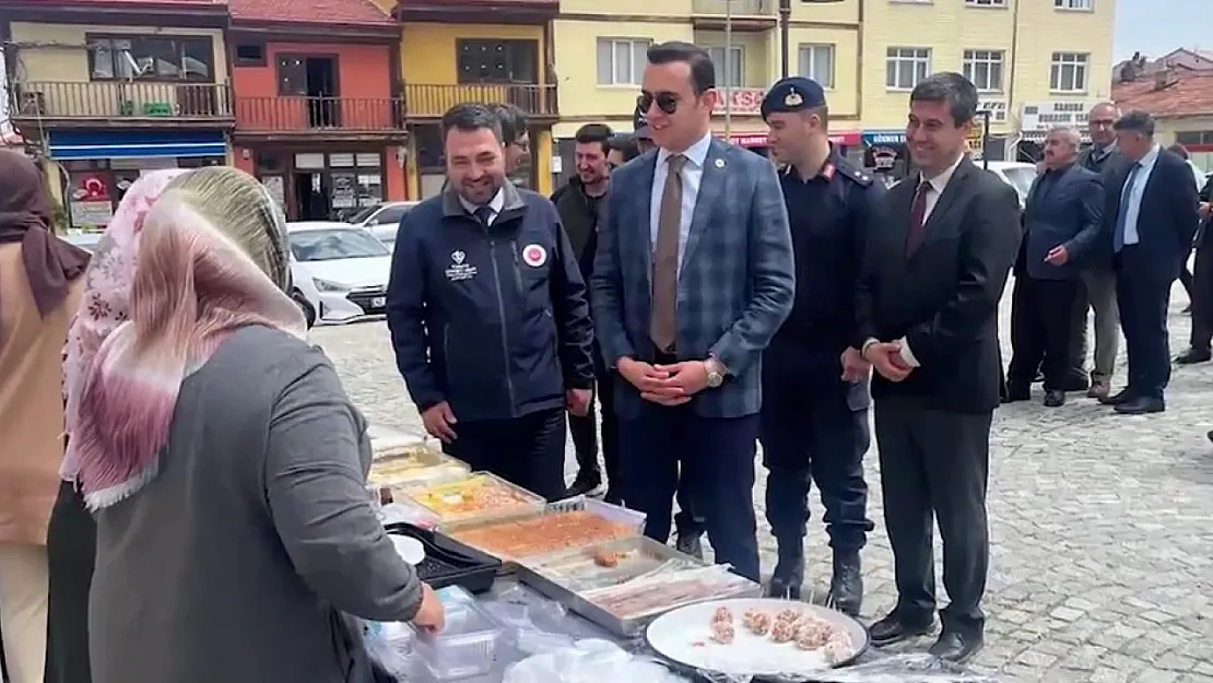 Sultandağı'ndaki Hayır Çarşısına Ünlü İsimden Destek