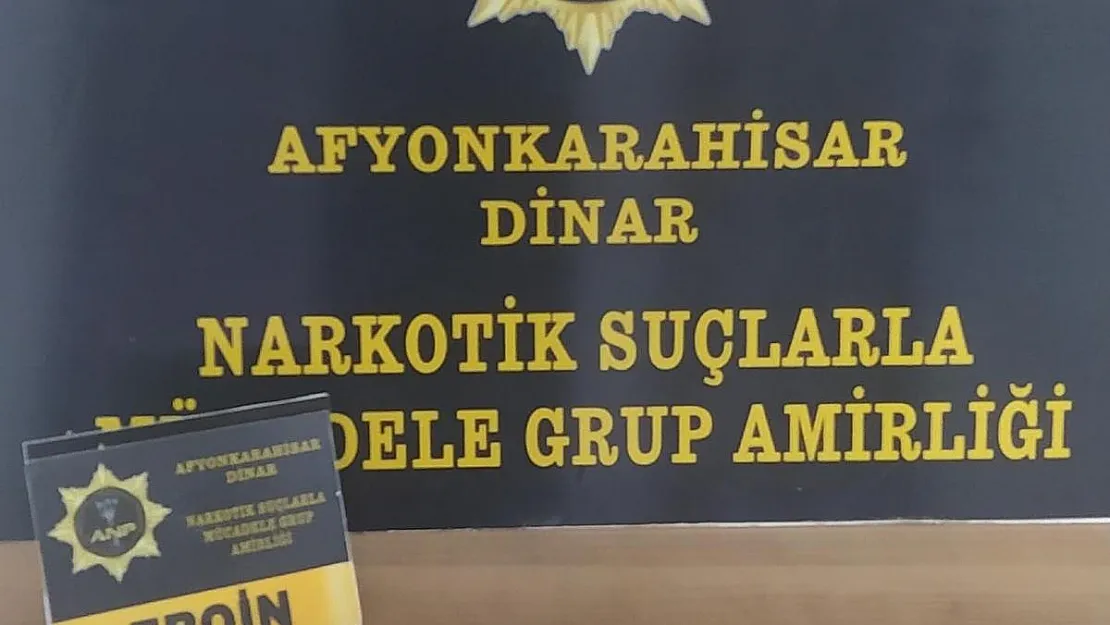 Şüphe üzerine durdurulan şahısta eroin ele geçirildi