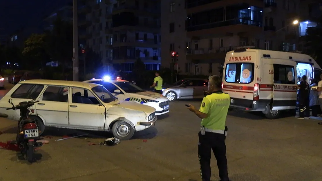 Tavşanlı'da Otomobil İle Motosiklet Çarpıştı: 2 Yaralı