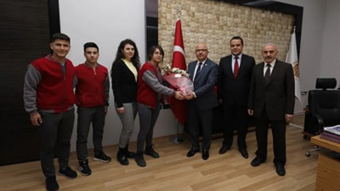 Teknik Kolej'den Başkan Çoban'a ziyaret